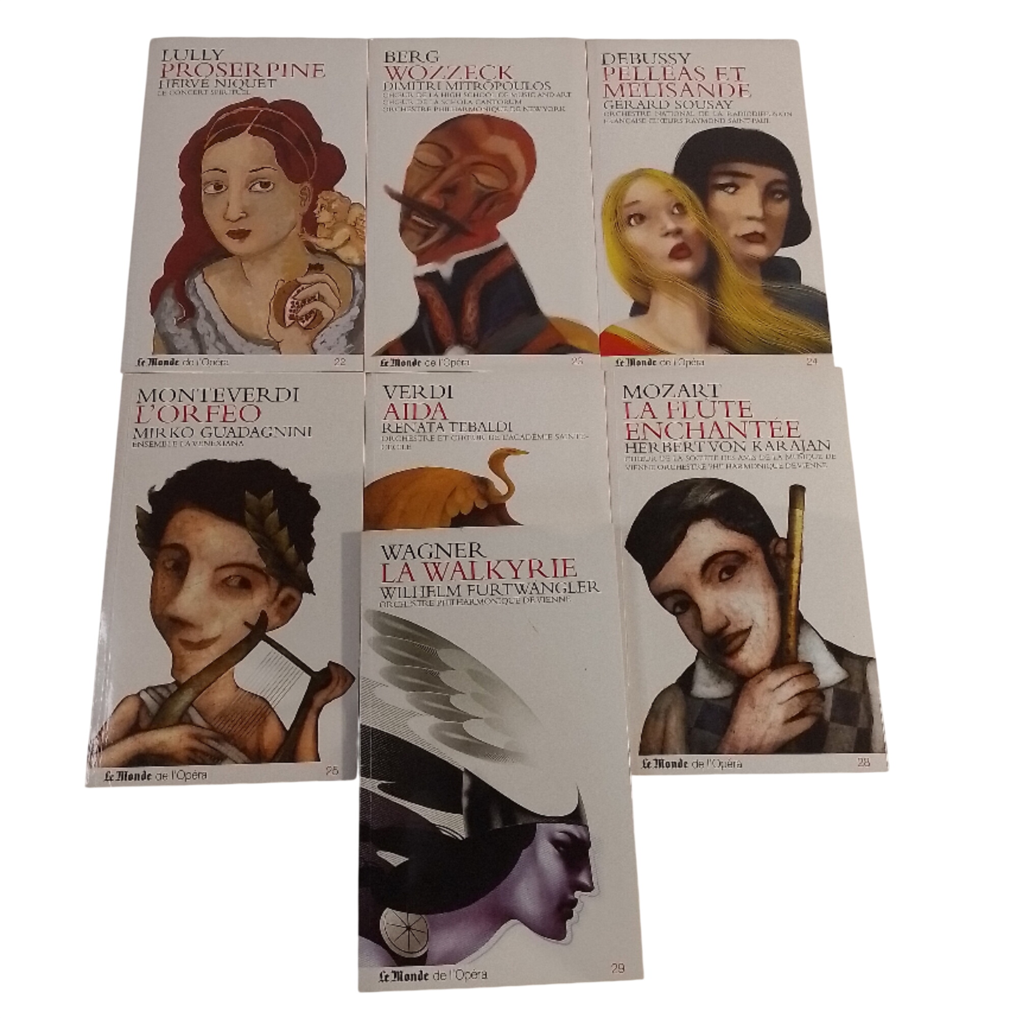 7 livrets CDs "LE MONDE de l'opéra" édition 2007 Bon état -  reconditionné disponible sur Label Emmaüs